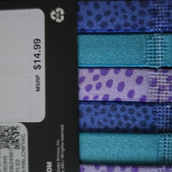UNDER ARMOUR SIGNATURE GIRLS MULTI COLORED HEADBANDS BUNDLE OF 18 - Picture 7 of 12